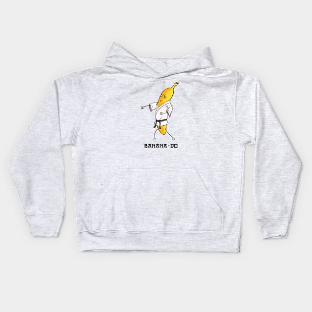 Banana -Do Karate Kids Hoodie by Alema Art